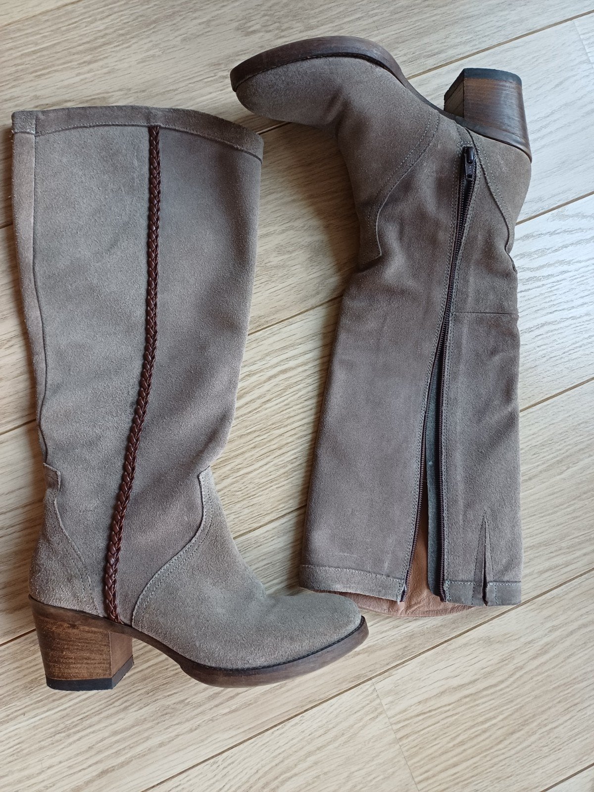 Antonio Moretto suède laarzen maat 37, Kleding | Dames, Schoenen, Ophalen, Hoge laarzen, Antonio moretto, Beige