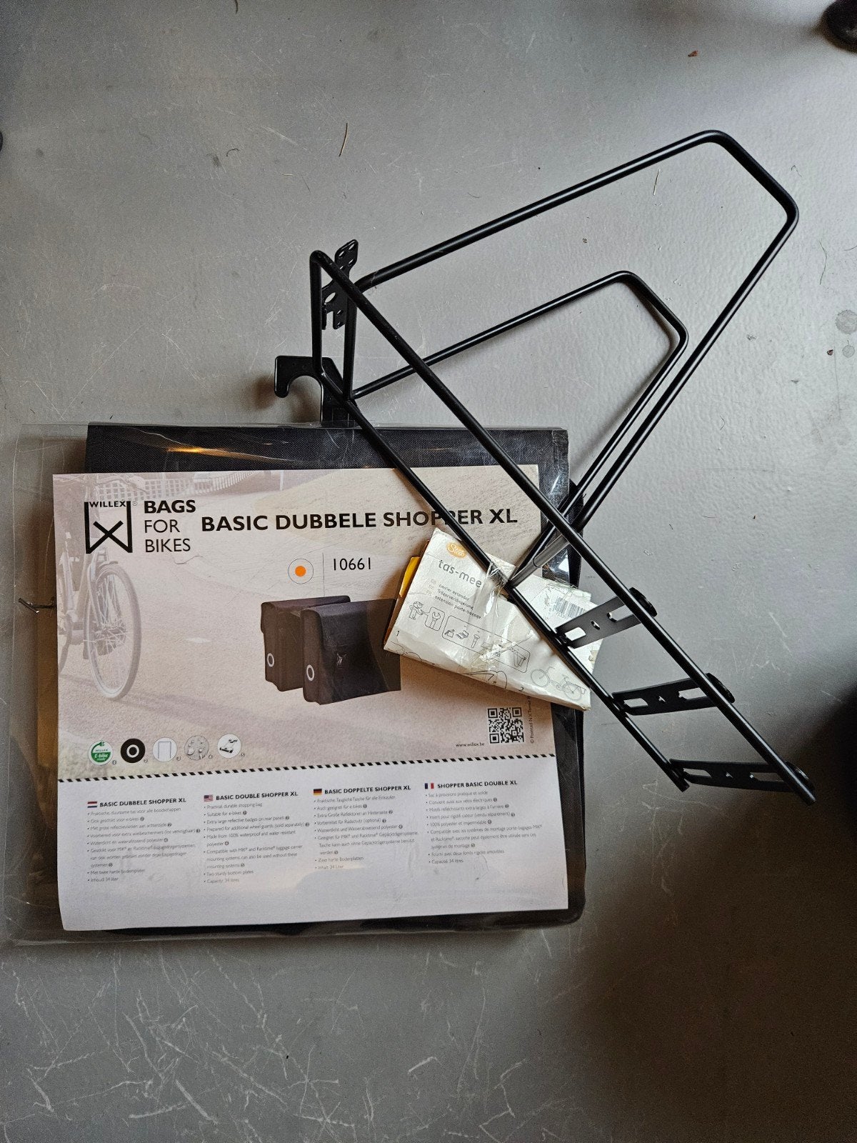 WilleX Basic Dubbele Shopper XL en Tas-mee dragerverlenger, Ophalen, Nieuw