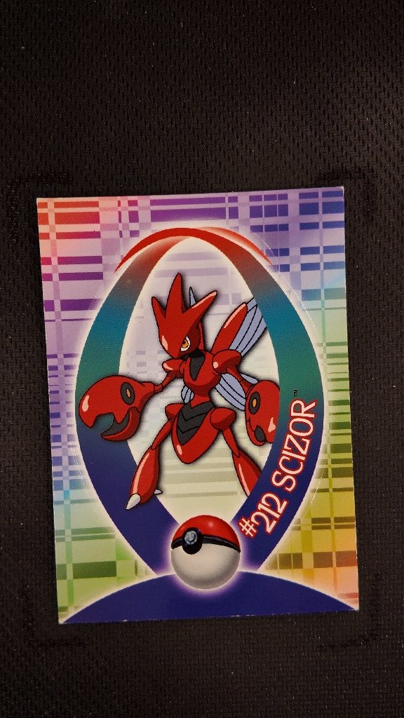 scizor 212 sticker | Pokemon kaart, Ophalen, Losse kaart