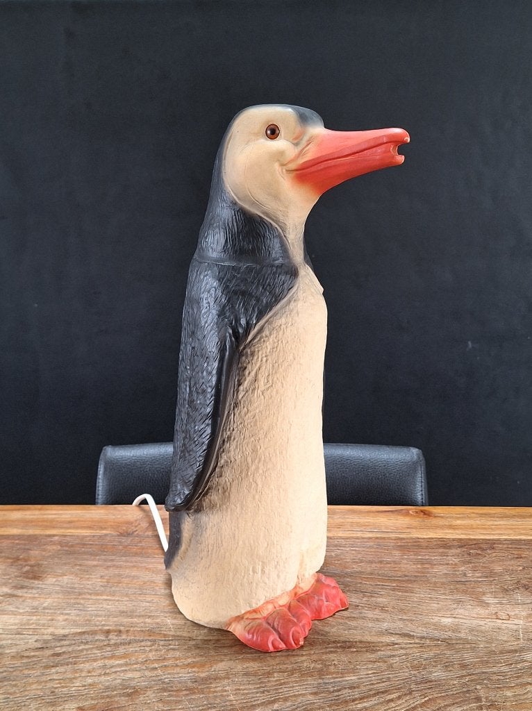 vintage design Heico pinguïn lamp sfeerverlichting 40cm hoog, Overige materialen, Overige typen, Gebruikt, Overige merken