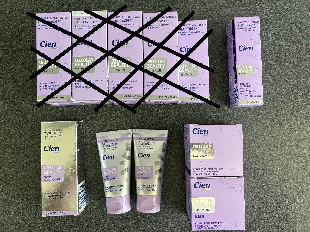 6 x Cien Cellular Beauty Verzorgingsproduct , Ophalen of Verzenden, Nieuw, Gehele gezicht, Verzorging