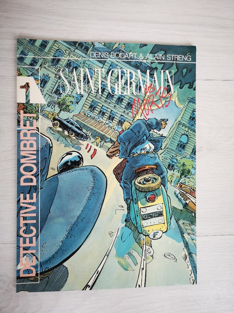 Detective Dombret (Den Gulden Engel reeks), Gelezen, Eén stripboek, Ophalen of Verzenden, Denis Bodart Alain Streng