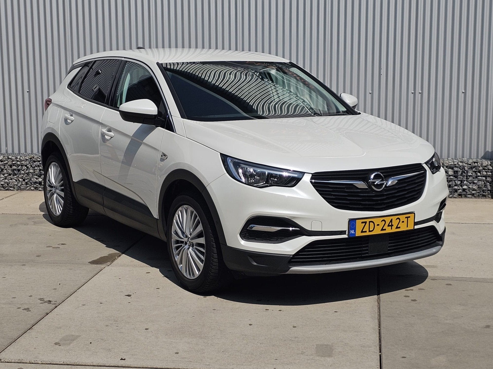 Opel Grandland X 1.2 Turbo Business Executive automaat, Navi, Gebruikt, Euro 6, 1199 cc, Leder en Stof