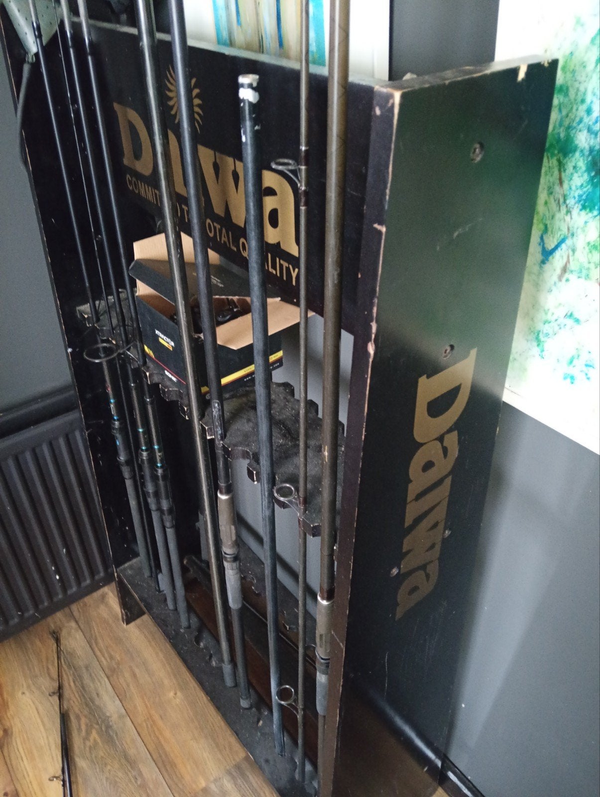 Daiwa hengel standaard 30.00 eur, Watersport en Boten, Ophalen of Verzenden, Gebruikt, Molen