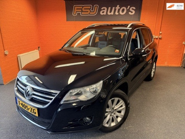 Volkswagen Tiguan 2.0 TSI / AUTOMAAT / 4-MOTION / COMFORT&DE, Auto's, Automaat, Stof, Gebruikt, Zwart