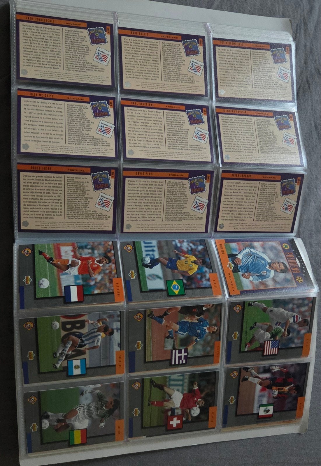 1994 Upper Deck World Cup USA '94, Ophalen of Verzenden, Zo goed als nieuw, Sport