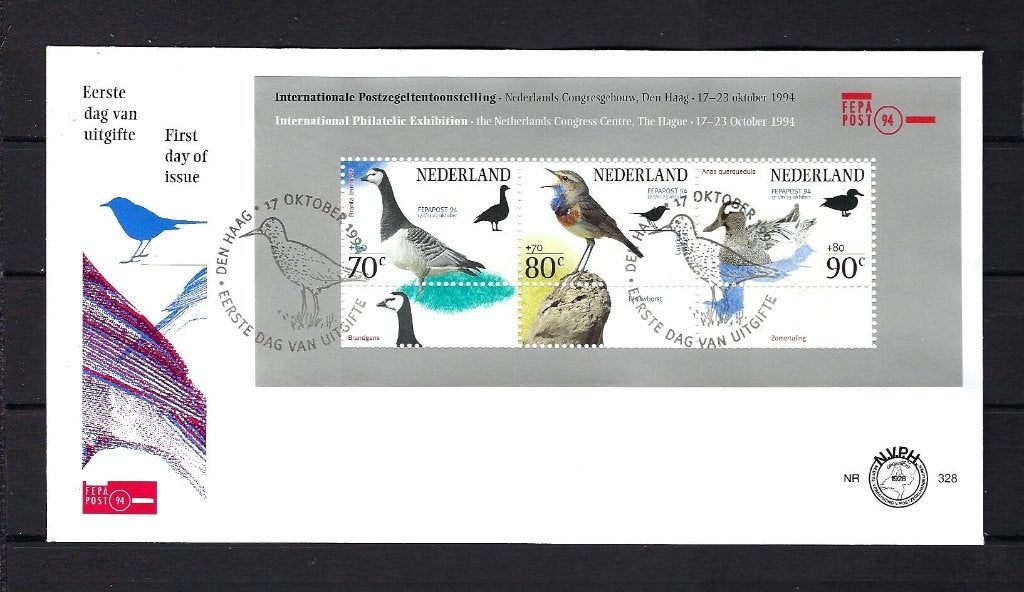 FDC NVPH E328 onbeschreven, Ophalen of Verzenden, Onbeschreven, Nederland