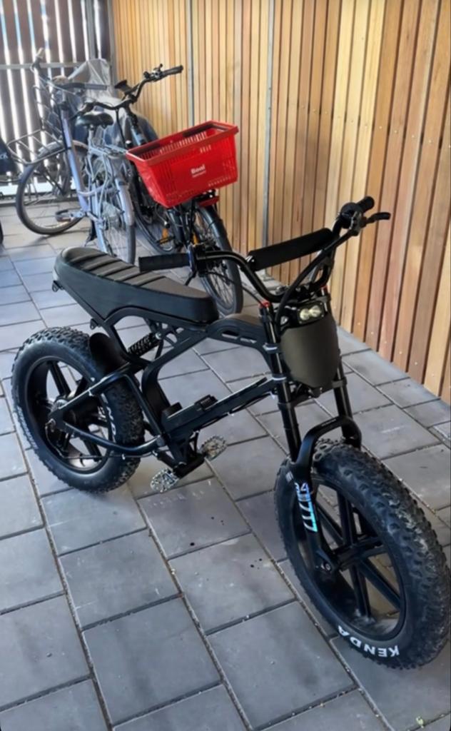 Stoere Fatbike E-bike - Zwart, Goede Staat, Fietsen en Brommers, Elektrische fietsen, Overige merken, Gebruikt, Ophalen of Verzenden