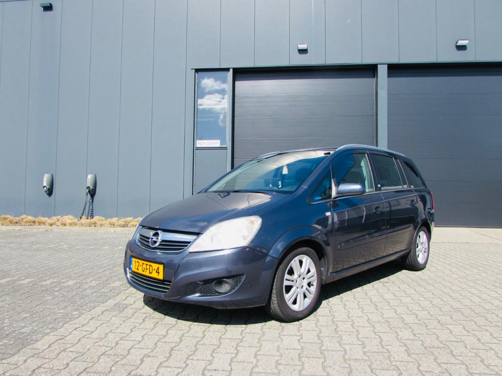 Opel Zafira 1.8 16V 2008 | APK 5-2027 | 7p | Vakantieklaar, Voorwielaandrijving, Zwart, 4 cilinders, Particulier