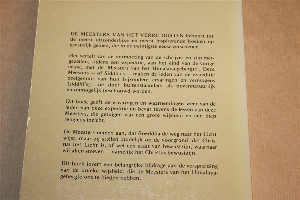 Meesters van het Verre Oosten — Spirituele Wijsheid Balding, Boeken, Ophalen of Verzenden, Gelezen, Overige onderwerpen, Achtergrond en Informatie