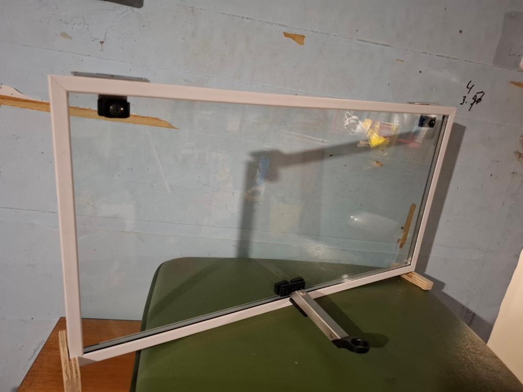Nieuw bovenlicht dubbelglas met aluminium lijst, Ophalen, Minder dan 80 cm, Minder dan 80 cm, Nieuw