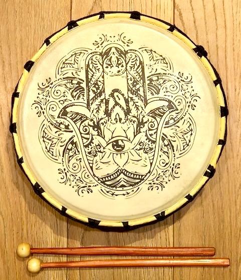 HAMSA SJAMANENDRUM 30 CM, Ophalen of Verzenden, Nieuw, Trommel