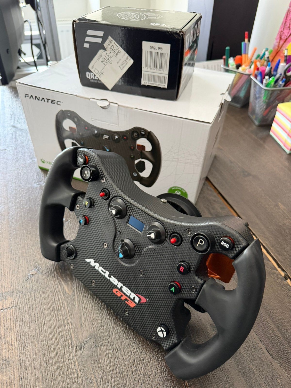 Fanatec Mclaren + QR2, Ophalen, Zo goed als nieuw