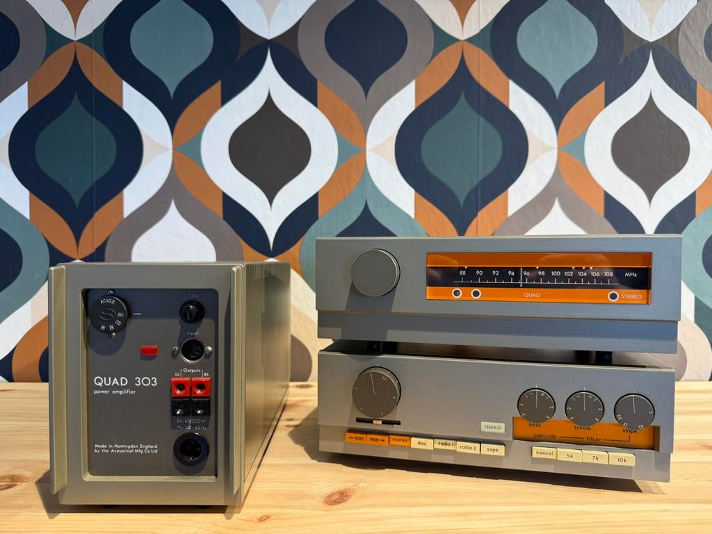 Quad 33, 303 en FM3, geheel gereviseerd, met garantie, Contact@vintageaudiobreda.nl, Zo goed als nieuw, Quad, Bosschendijk 193b, Oudenbosch