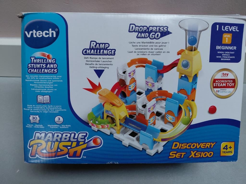 VTech Marble Rush Starter Set Knikkerbaan, Ophalen, Nieuw, 4 tot 6 jaar