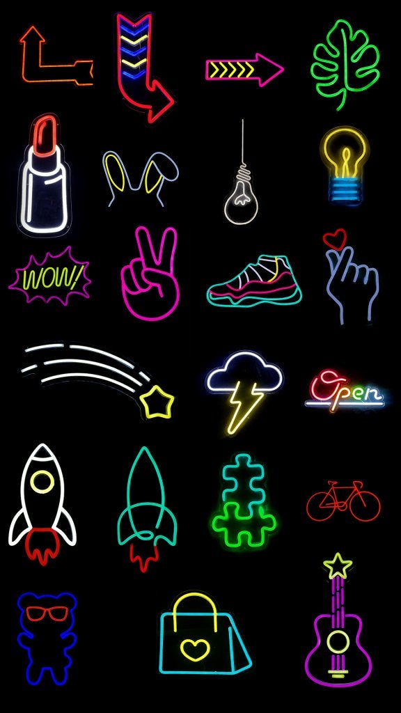 DIVERSE LED NEON SIGN, Niet ingevuld, Lichtbak of (neon) lamp, Niet ingevuld, Nieuw