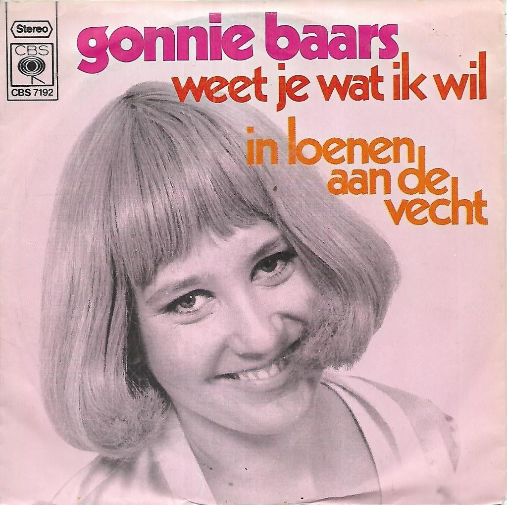 Gonnie Baars - Weet je wat ik wil, Gebruikt, 7 inch, Single, Ophalen of Verzenden