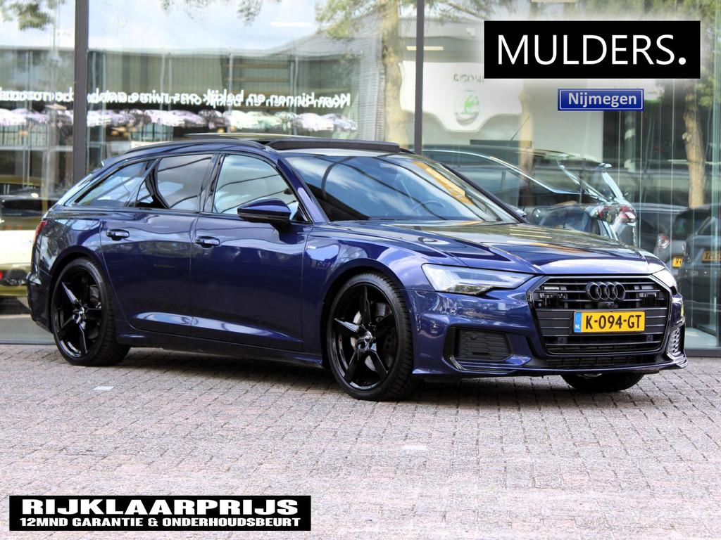 Audi A6 Avant 55 TFSI quattro Sport S line edition | Navi /, Auto's, Audi, 12 maanden, Gebruikt, 2995 cc, Blauw