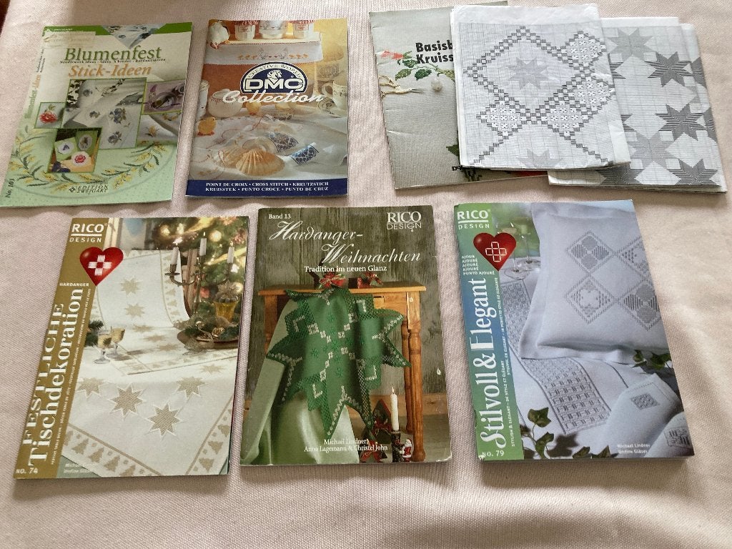 boek hobby rico kruissteek hardanger., Verzenden, Nieuw, Handborduren, Patroon