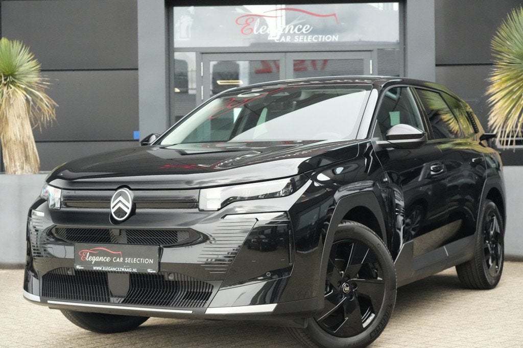 Citroën C5 Aircross 1.2 Hybrid 145 Plus 145pk Navigatie/Cam, 145 pk, Gebruikt, Zwart, 1199 cc