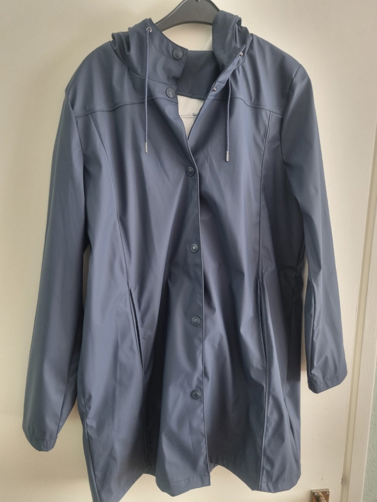 Blauwe regenjas, maat L, Ophalen, Nieuw, Blauw