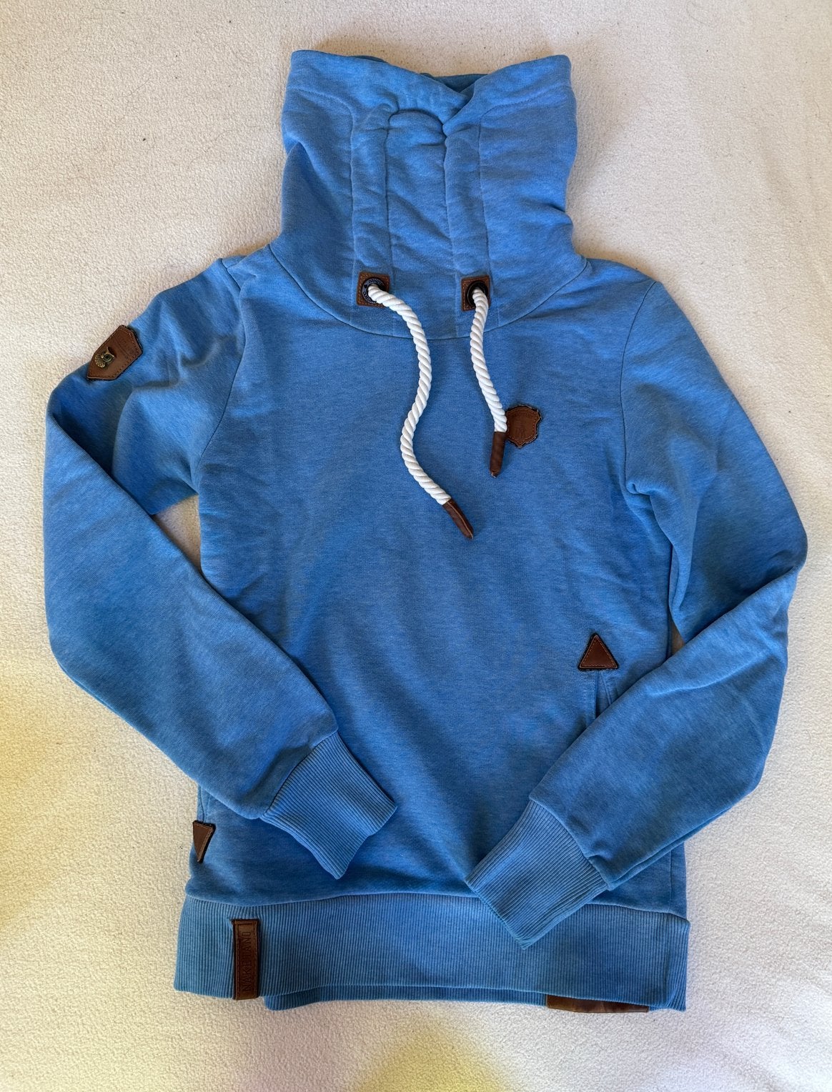 Naketano pullover maat S met klein vlekje, Ophalen, Gedragen, Maat 36 (S), Blauw