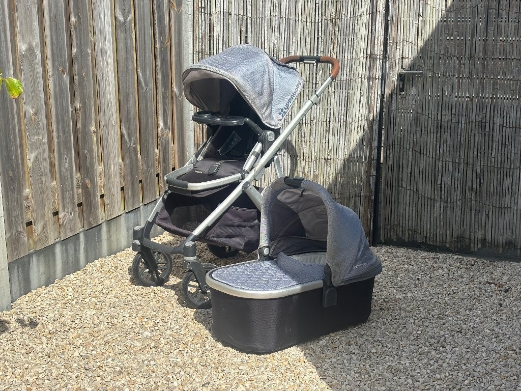 Uppababy vista V1, Gebruikt, Combiwagen, Met reiswieg, Ophalen