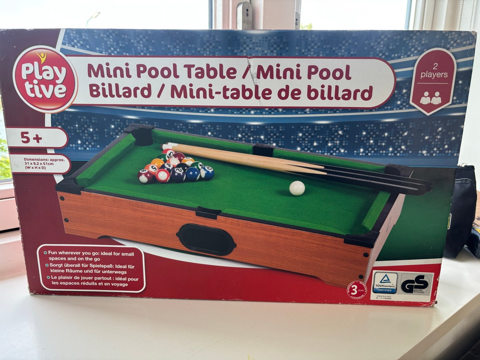 Complete Mini Pooltafel - Zo goed als nieuw, Ophalen of Verzenden, Zo goed als nieuw, Pooltafel
