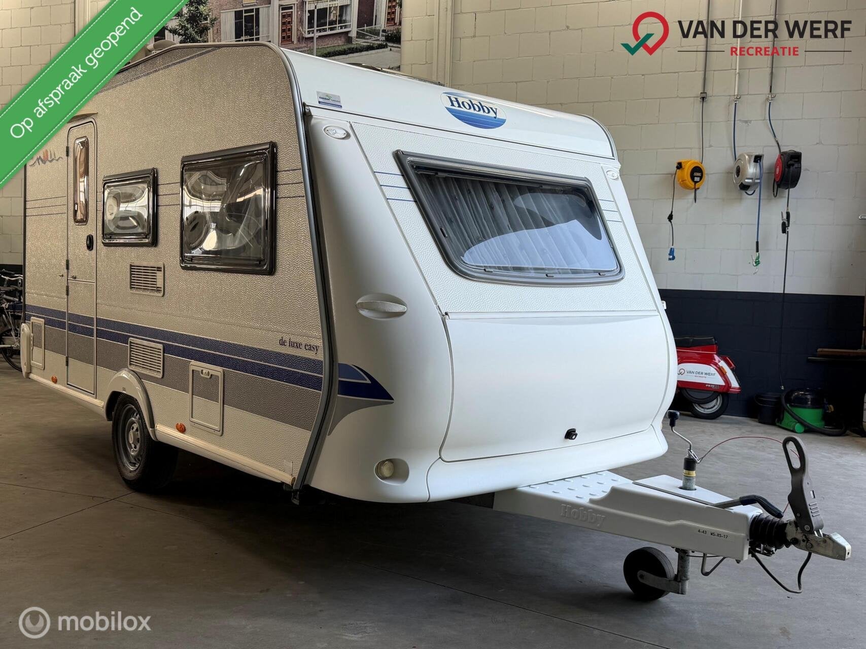Hobby 400 SF De Luxe I Voortent I Boiler I Fietsendrager, Hobby, Bedrijf, Treinzit, 750 - 1000 kg