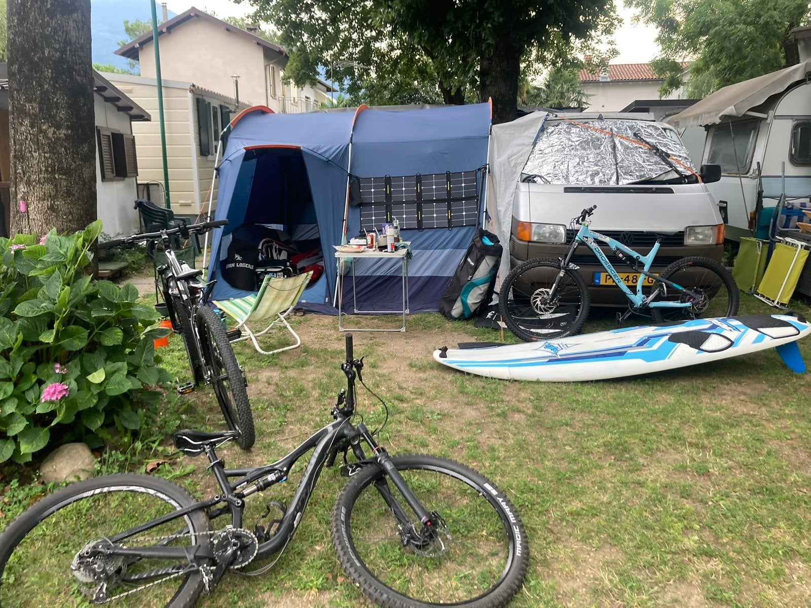 Volkswagen T4 Bustent, Caravans en Kamperen, Ophalen, Zo goed als nieuw