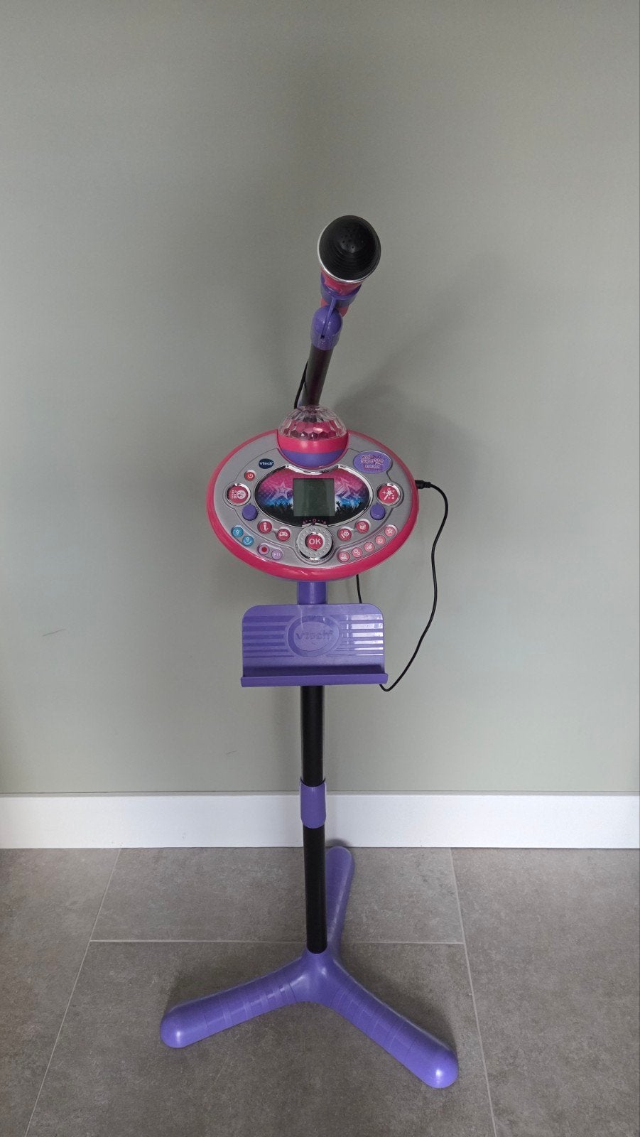 VTech Kidi SuperStar LightShow Roze Karaoke Microfoon, Ophalen