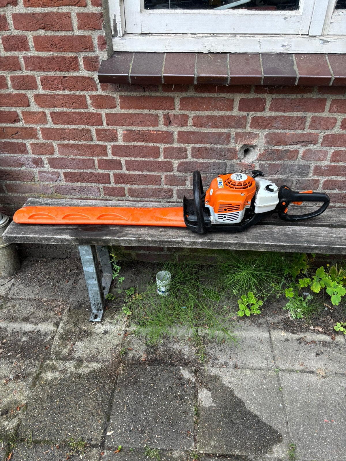 Stihl HS 82 R, Ophalen of Verzenden, Zo goed als nieuw, Benzine