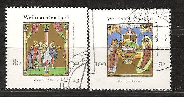 BRD 1891-1892, Postzegels en Munten, Postzegels | Europa | Duitsland, Ophalen of Verzenden, BRD, Gestempeld