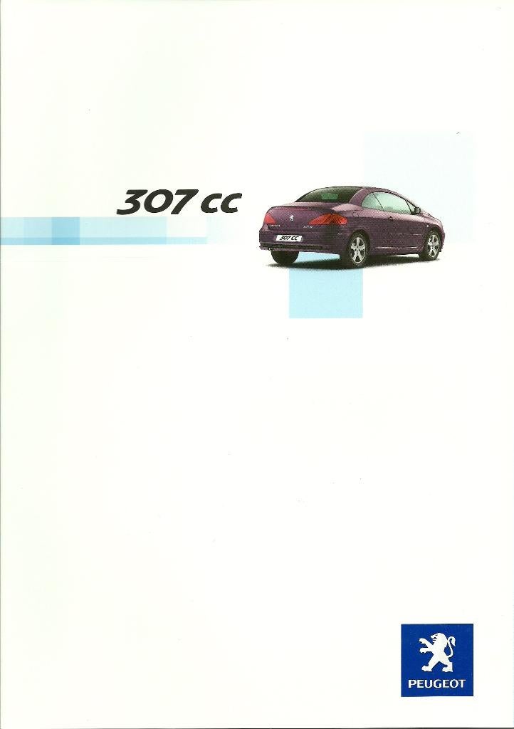 Peugeot 307 CC cabriolet folders, Ophalen of Verzenden, Zo goed als nieuw, Peugeot