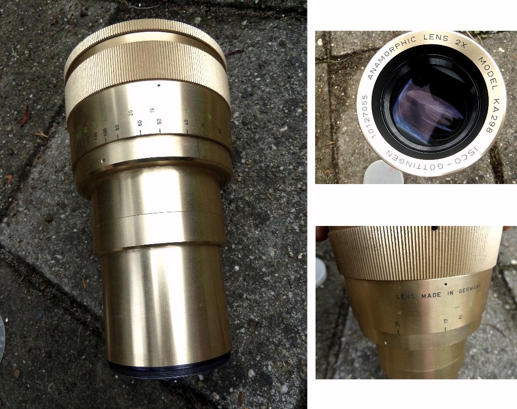 35mm Anamorphic Lens KA 298 2x Super Kiptar isco gothingen, Ophalen of Verzenden, Telelens
