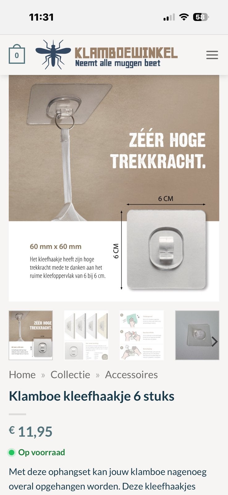 Nieuw in verpakking ! Reis klamboe 1x2 persoons 1x1 persoons, Caravans en Kamperen, Ophalen of Verzenden, Nieuw