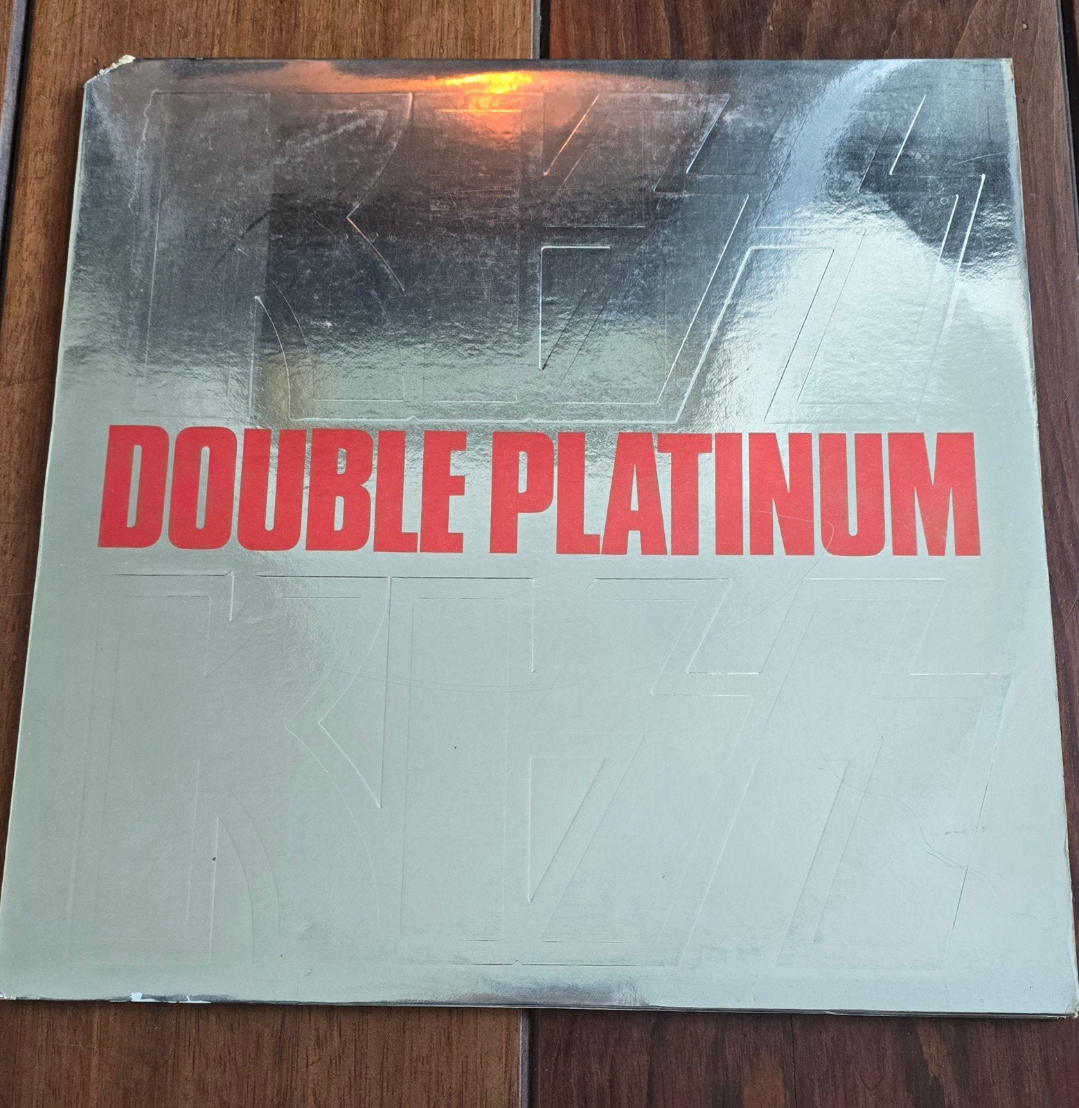 KISS - Double Platinum - Dubbelalbum LP, Cd's en Dvd's, Gebruikt, Hard Rock, Complilatie, Ophalen of Verzenden
