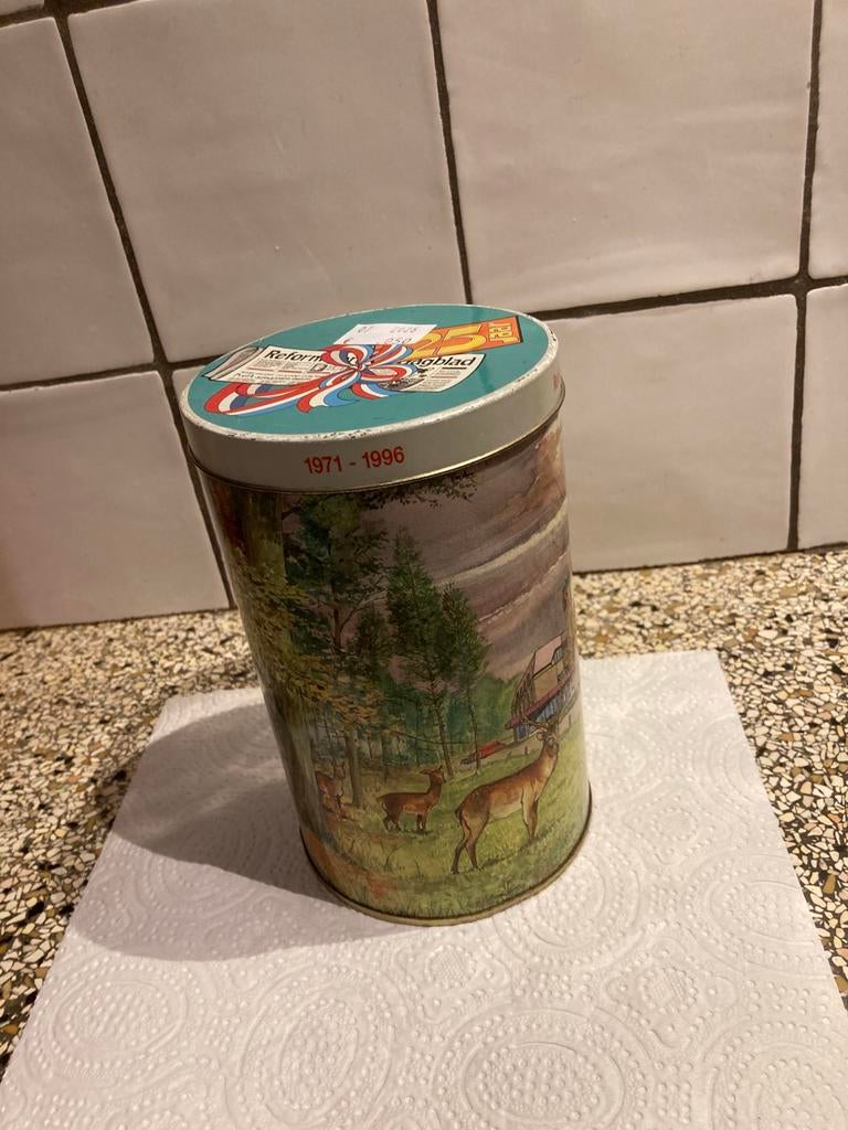 Blik herten, Verzamelen, Blikken, Ophalen of Verzenden, Zo goed als nieuw, Overige