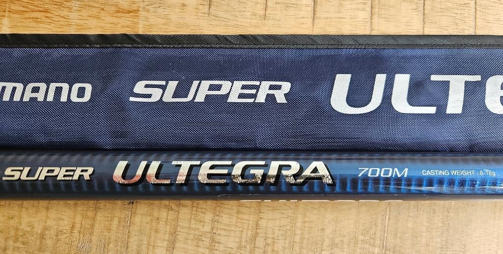 Shimano Super Ultegra 700m telescopische hengel, Ophalen, Zo goed als nieuw, Vaste hengel