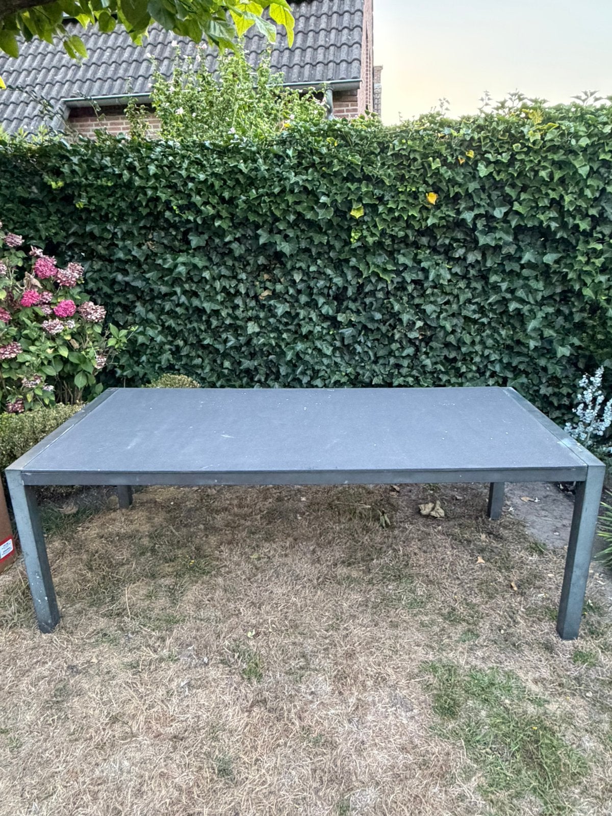 Tuintafel, Ophalen, Zo goed als nieuw, Rechthoekig, Hout