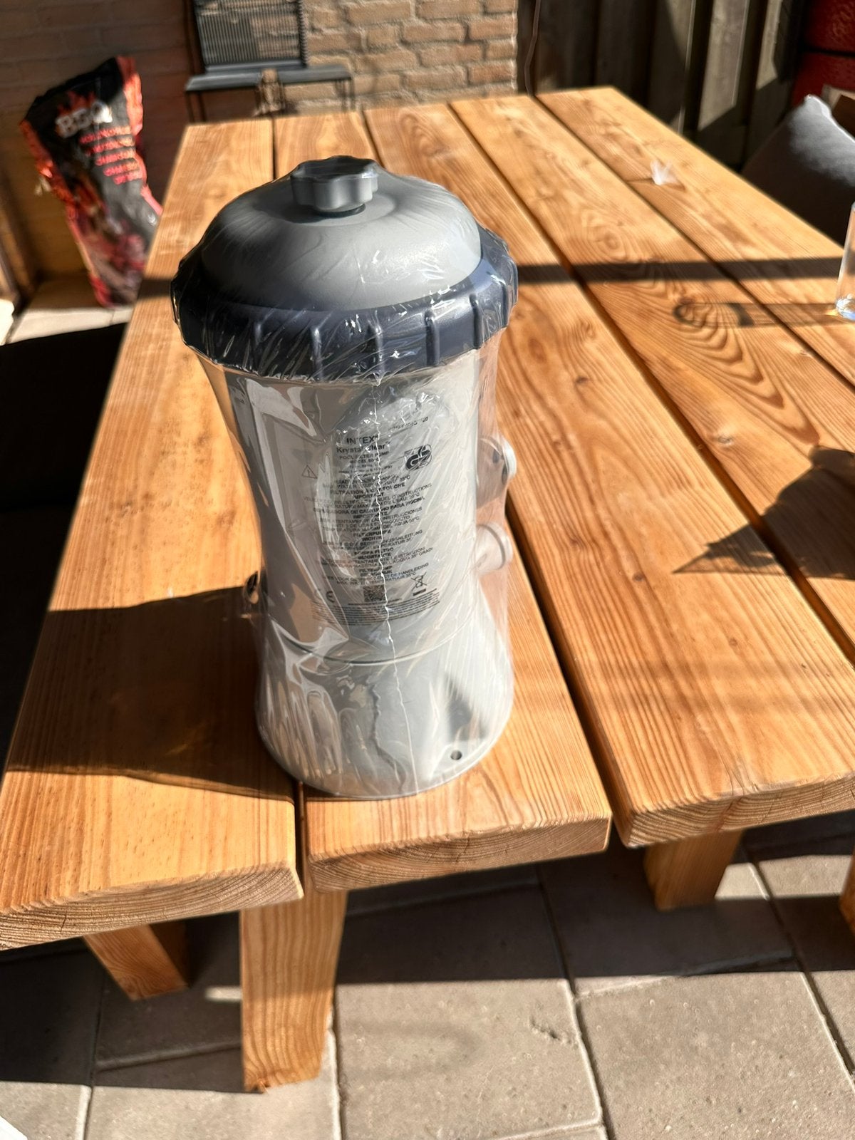 Intex zwembad filter pomp in seal, Tuin en Terras, Ophalen, Gebruikt, Minder dan 80 cm, Rond