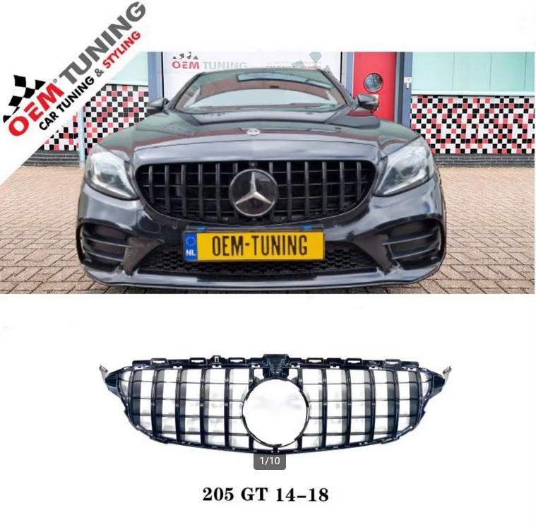 GT GRILLE W205 | T205 | S205 | MB CLASSE | 2014-2018 |camera