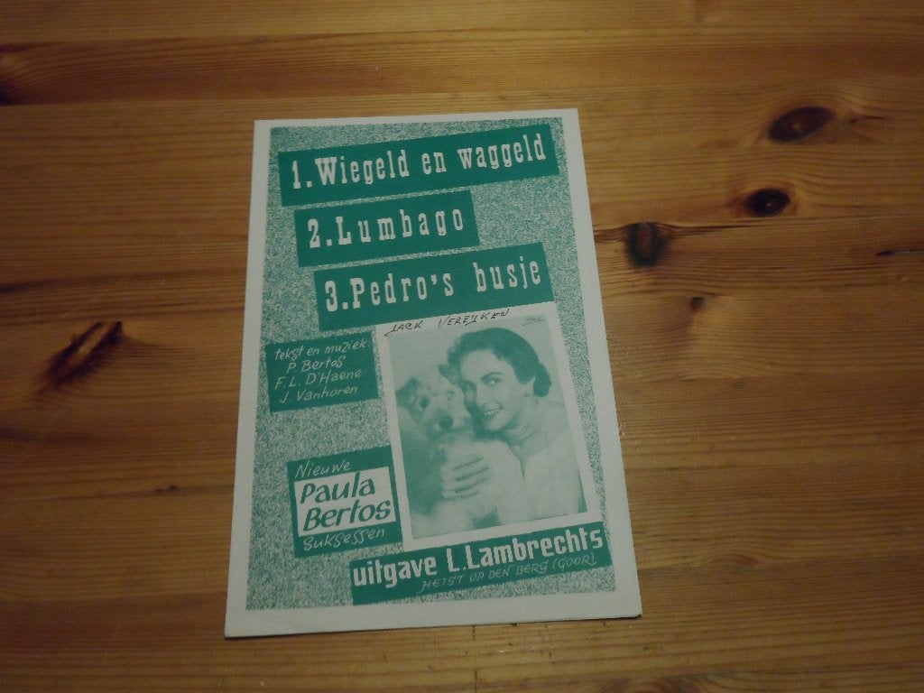 Wiegeld en waggeld / lumbago / pedro's busje, Gebruikt, Ophalen of Verzenden, Artiest of Componist, Populair