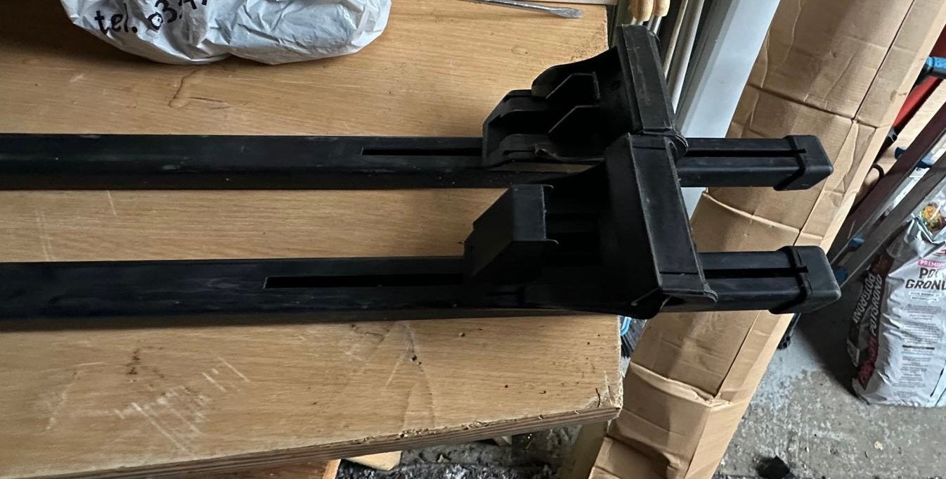 Te koop dakdragers voor auto met open dakrails   €60, Ophalen, Zo goed als nieuw
