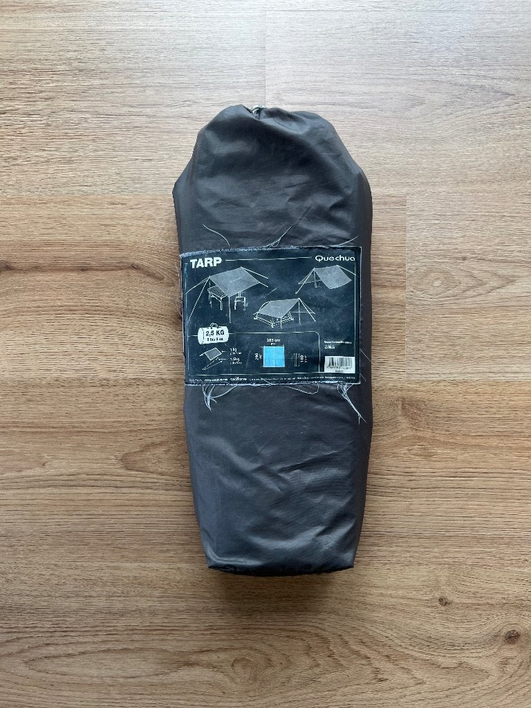 Decathlon Quechua Tarp met Haringen, Ophalen of Verzenden, Zo goed als nieuw, Tot en met 4