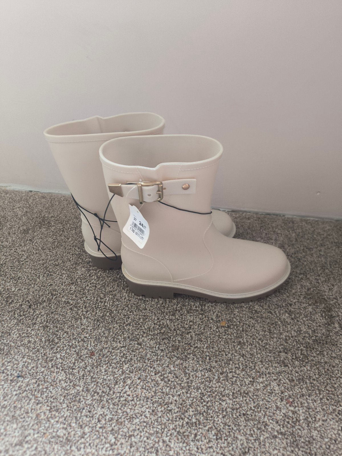 Nieuwe beige kaplaarzen maat 37, Ophalen of Verzenden, Nieuw, Beige, Regenlaarzen