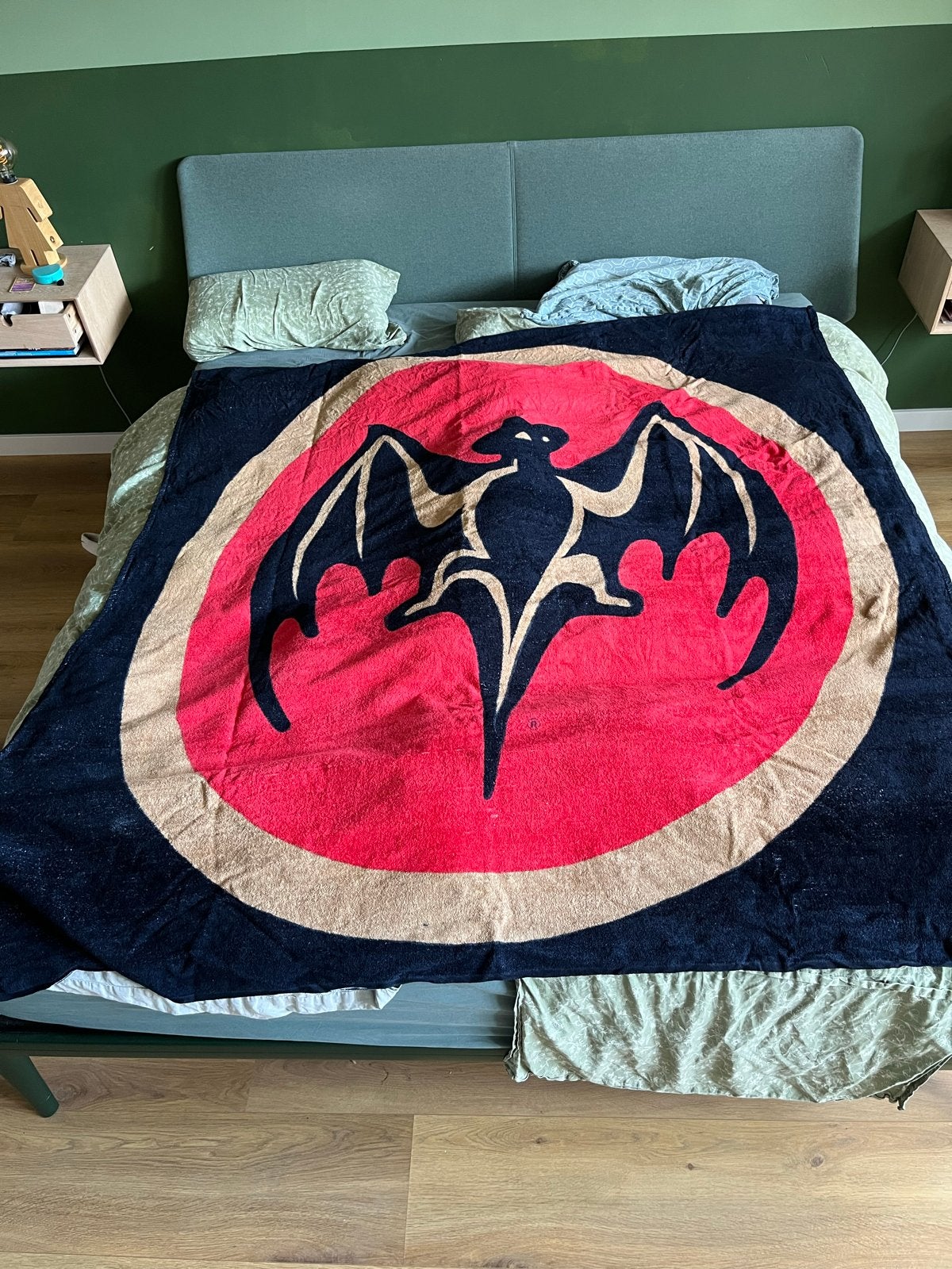 Collector's item Bacardi strandlaken 170x170 cm uit 2000, Verzamelen, Ophalen, Gebruikt