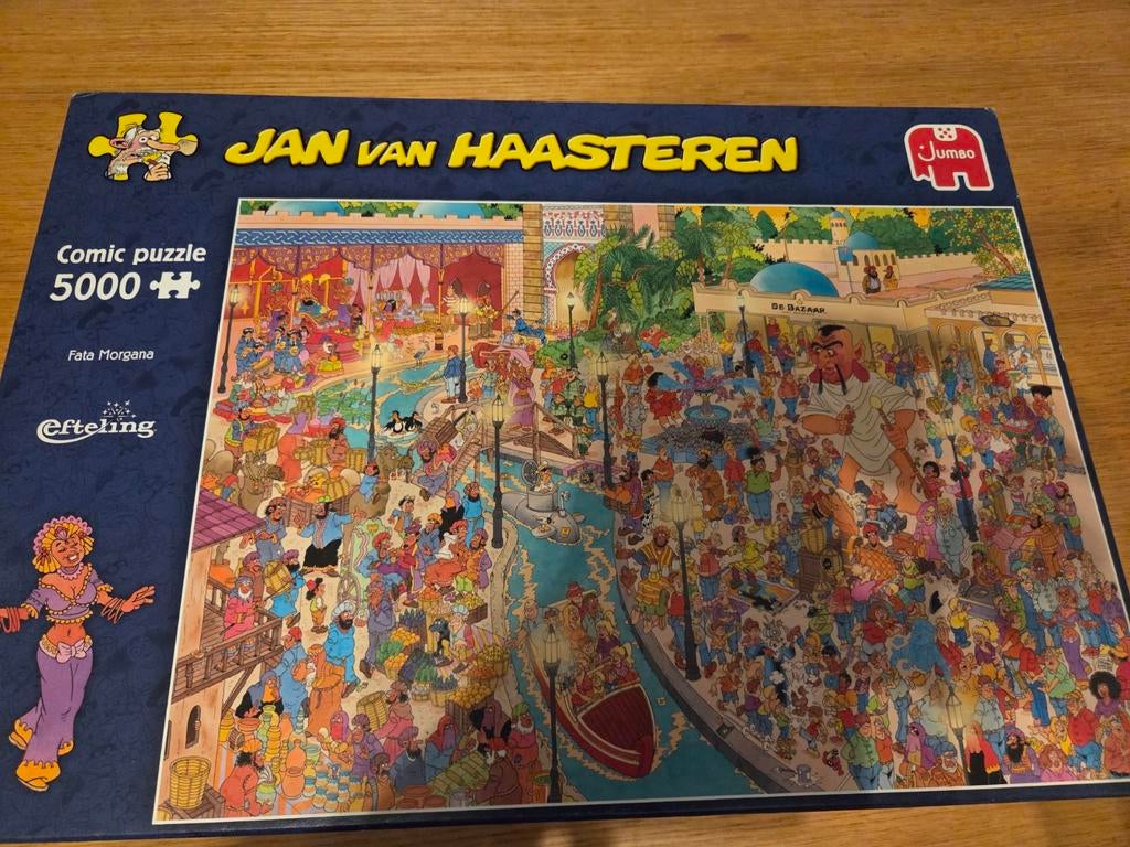 Jan van haasteren puzzel De Efteling Fata Morgana 5000 stuks, Hobby en Vrije tijd, Denksport en Puzzels, Ophalen of Verzenden