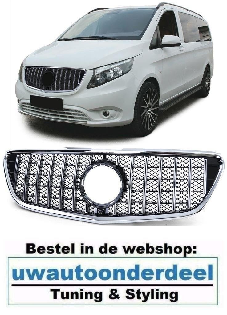 Grill AMG Design Chrome Voor MB Vito V Klasse W447 Va 2014