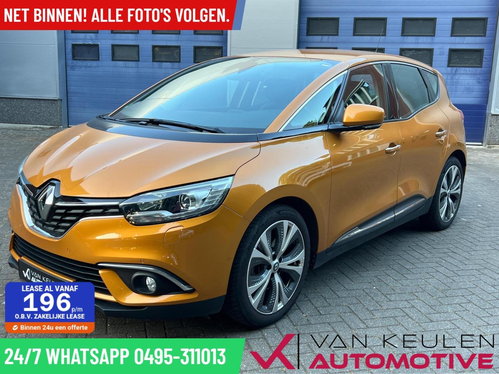 Renault Scenic 1.2 TCe Intens l Zeer Luxe l Trekhaak l, Voorwielaandrijving, Gebruikt, Zwart, 1850 kg